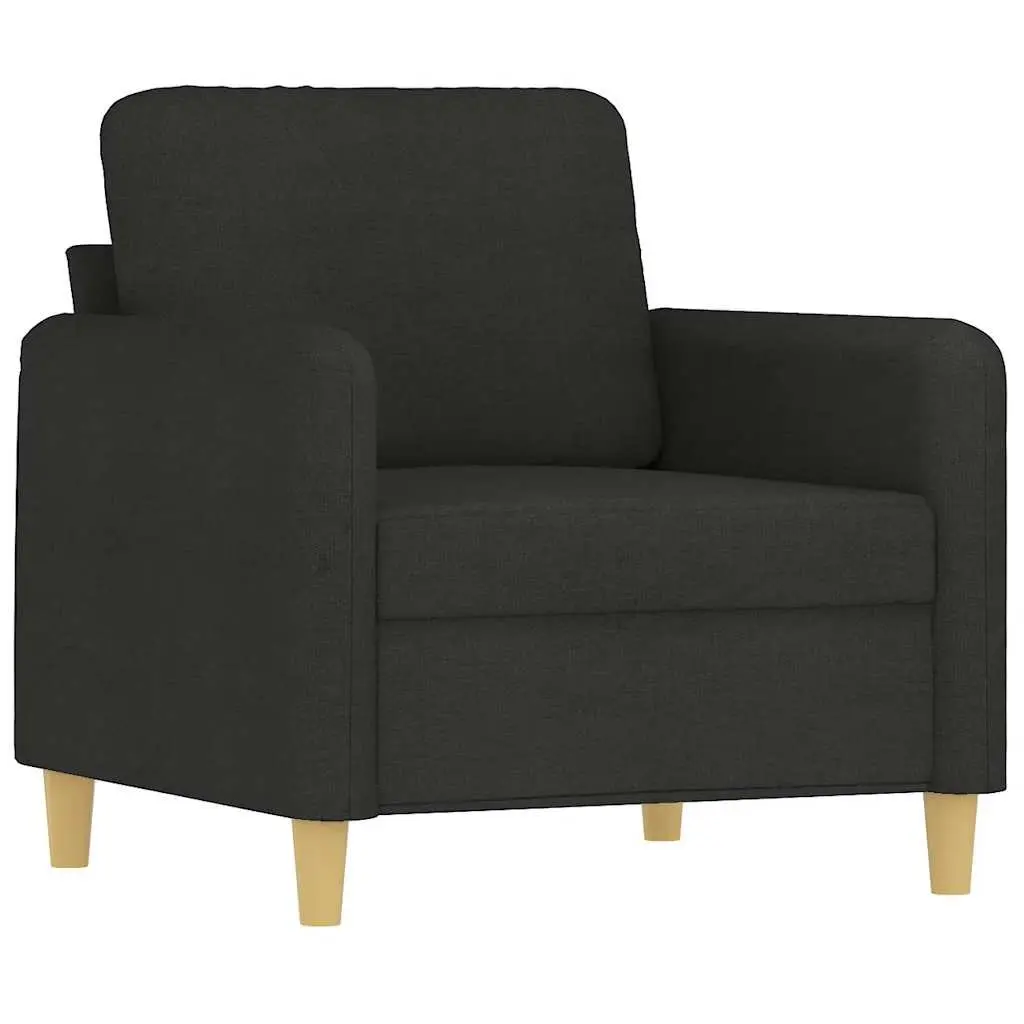 Sofa Chair Fabric 60cm Black Modern