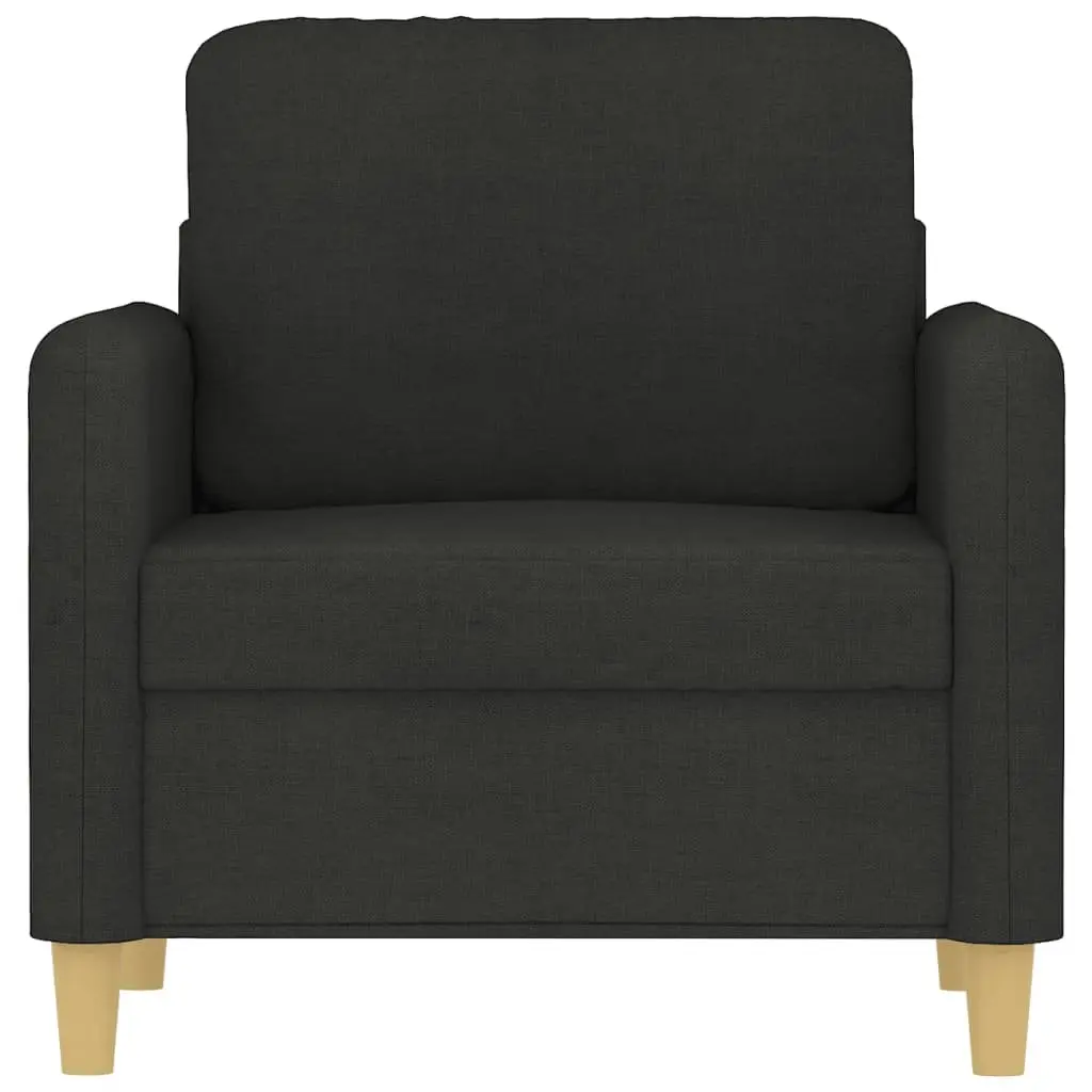 Sofa Chair Fabric 60cm Black Modern
