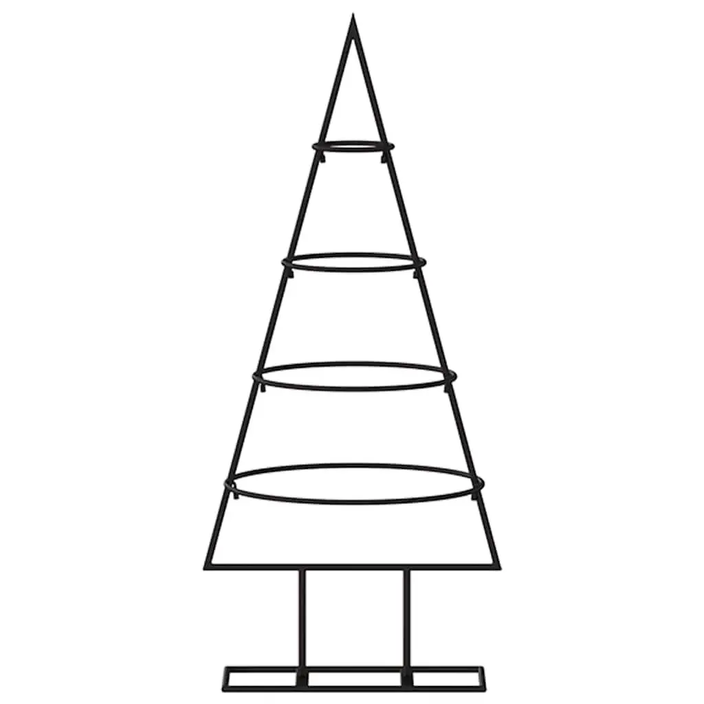 Metal Christmas Tree Frame Steel 60cm Black