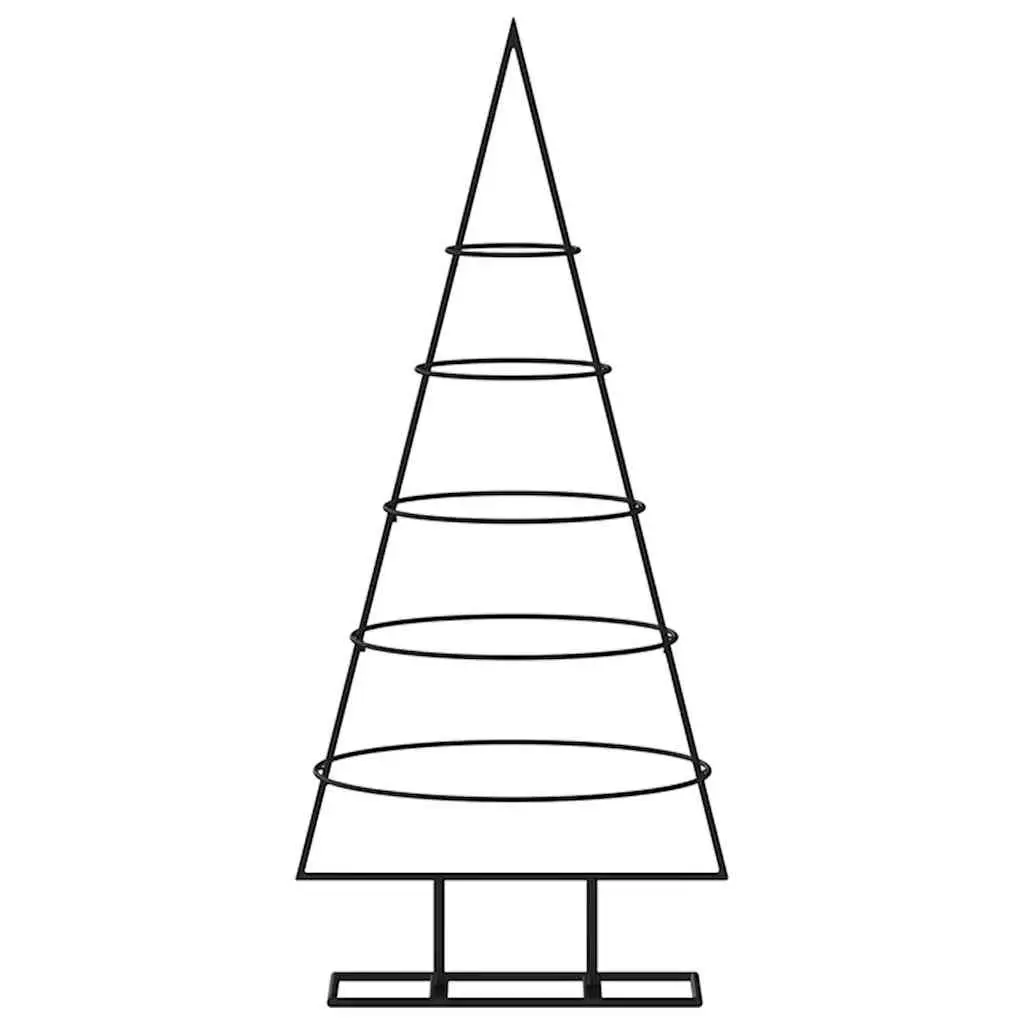 Black Metal Christmas Tree Stand 90cm