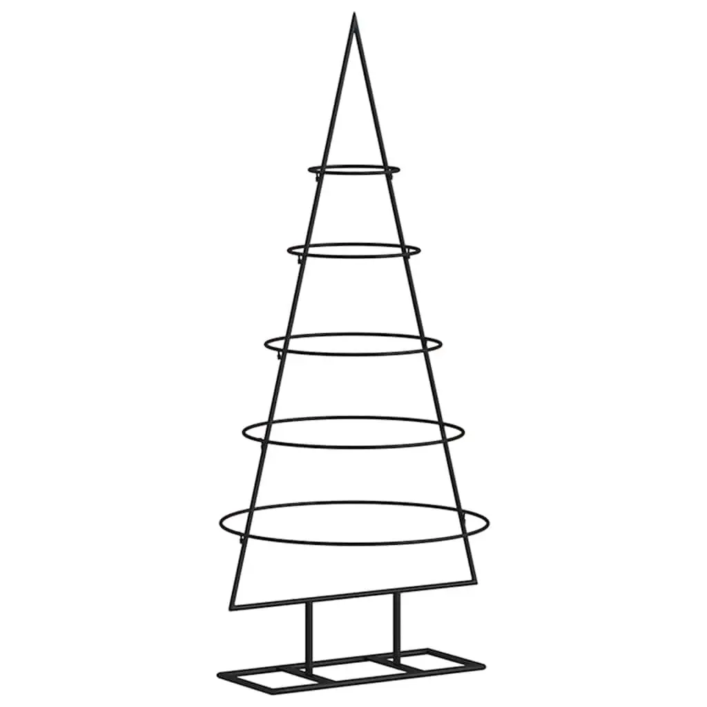 Black Metal Christmas Tree Stand 90cm
