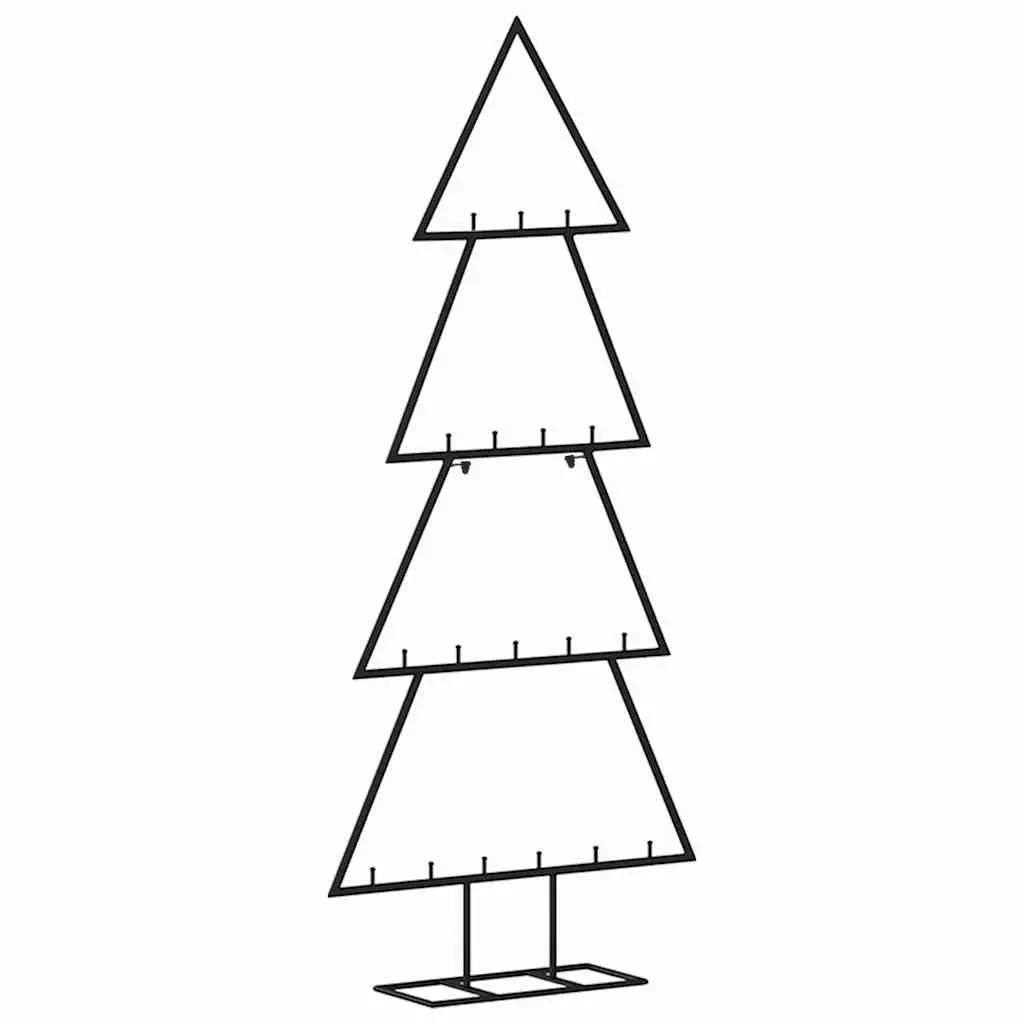 Black Metal Christmas Tree Frame 90cm