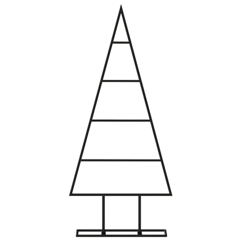 Metal Christmas Tree Frame Steel 60cm Black
