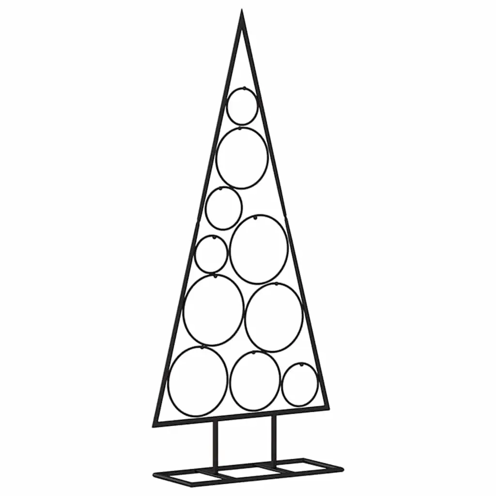 Metal Christmas Tree Frame Steel 90cm Black