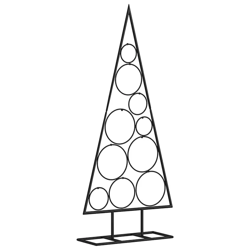 Metal Christmas Tree Frame Steel 90cm Black