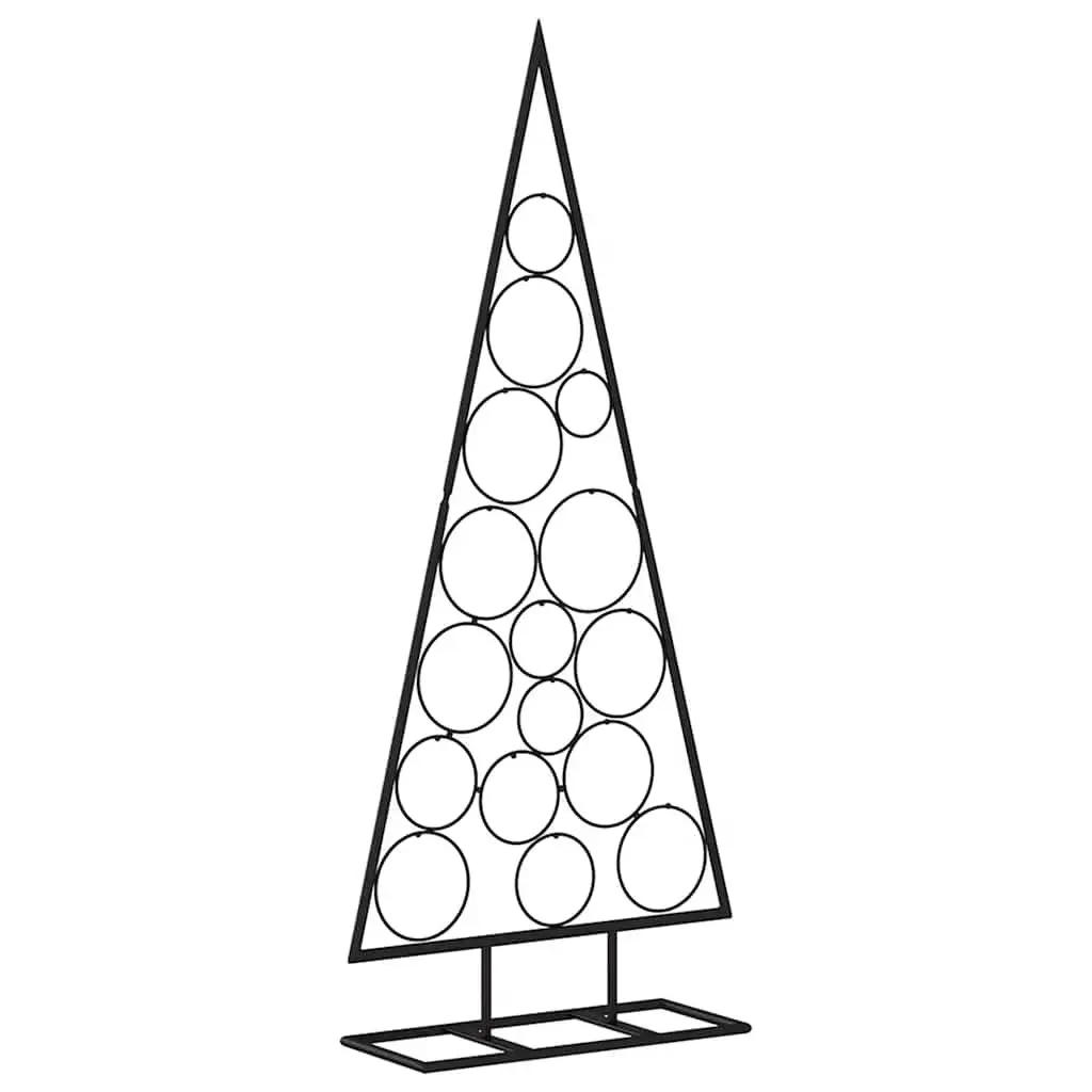 Metal Christmas Tree Frame Steel 125cm Black