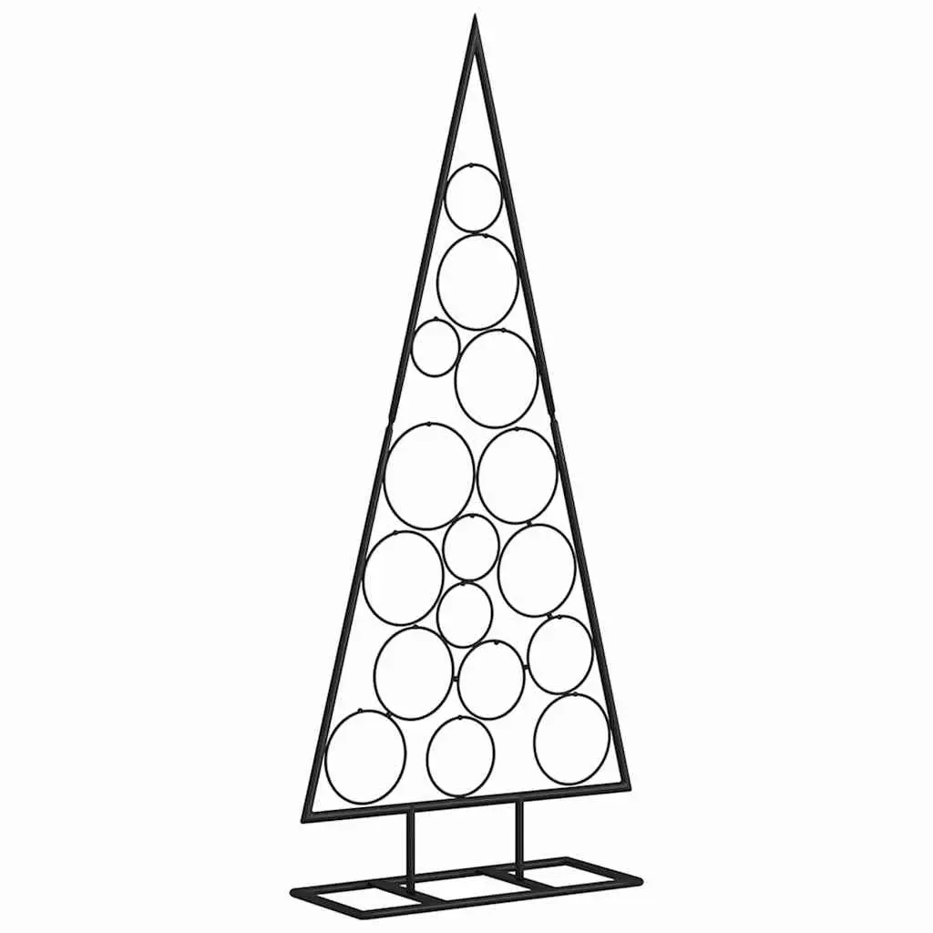 Metal Christmas Tree Frame Steel 125cm Black
