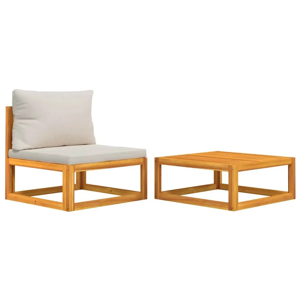 Outdoor Sectional Sofa Set with Coffee Table