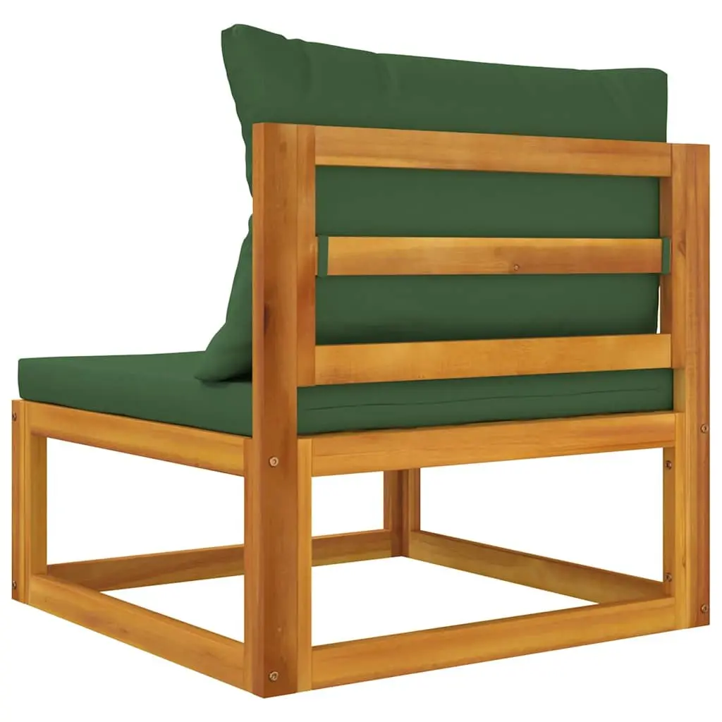 Solid Wood Acacia 3 Piece Garden Lounge Set with Cushions