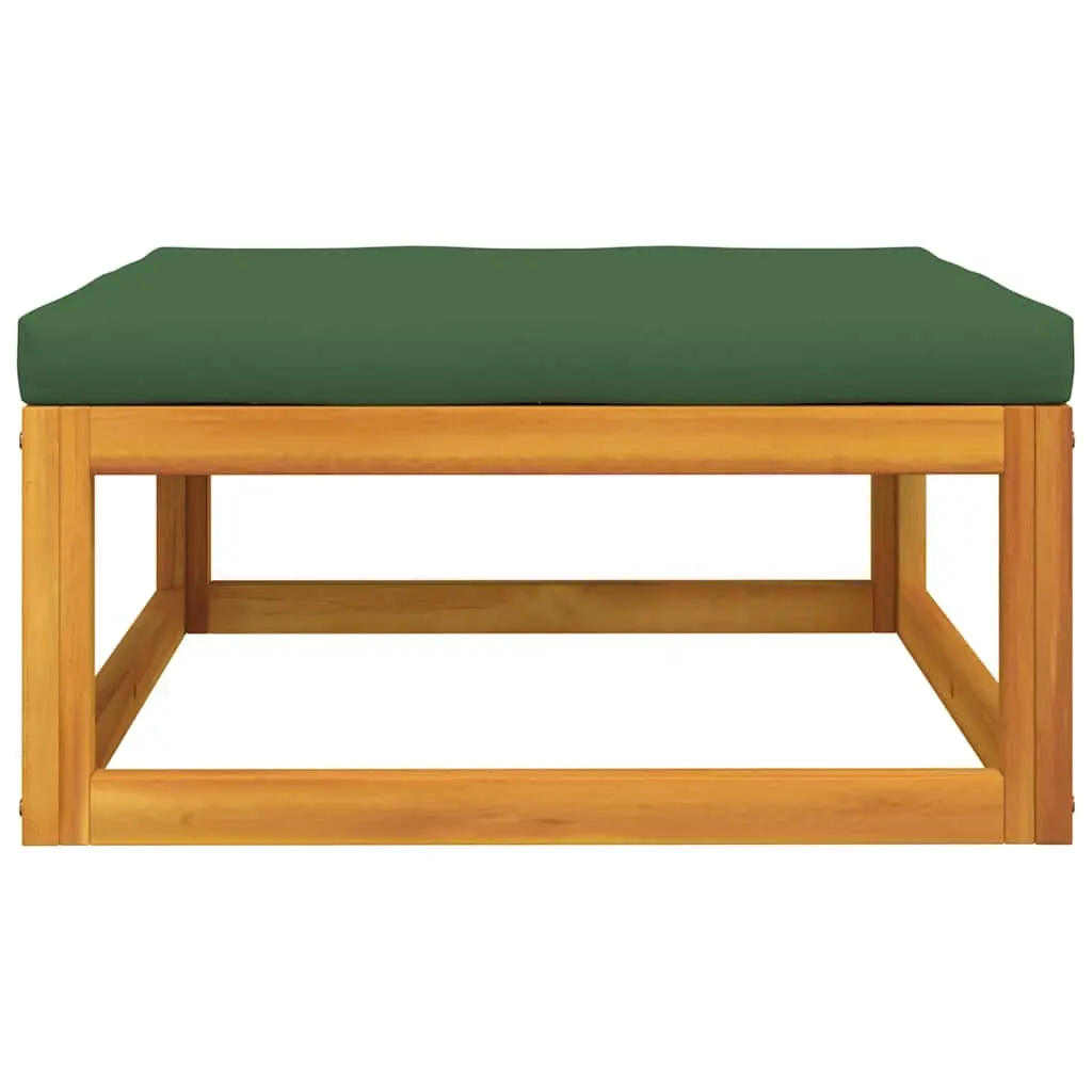 Solid Wood Acacia 3 Piece Garden Lounge Set with Cushions