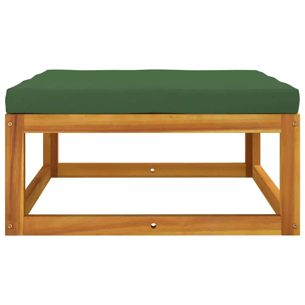 Solid Wood Acacia 3 Piece Garden Lounge Set with Cushions