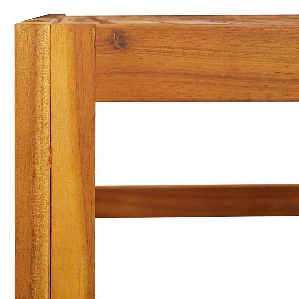 Solid Acacia Wood Outdoor Coffee Table 68x68x29cm