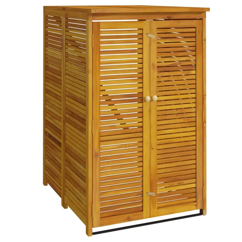 Solid Wood Garbage Bin Shed for Outdoor Storage