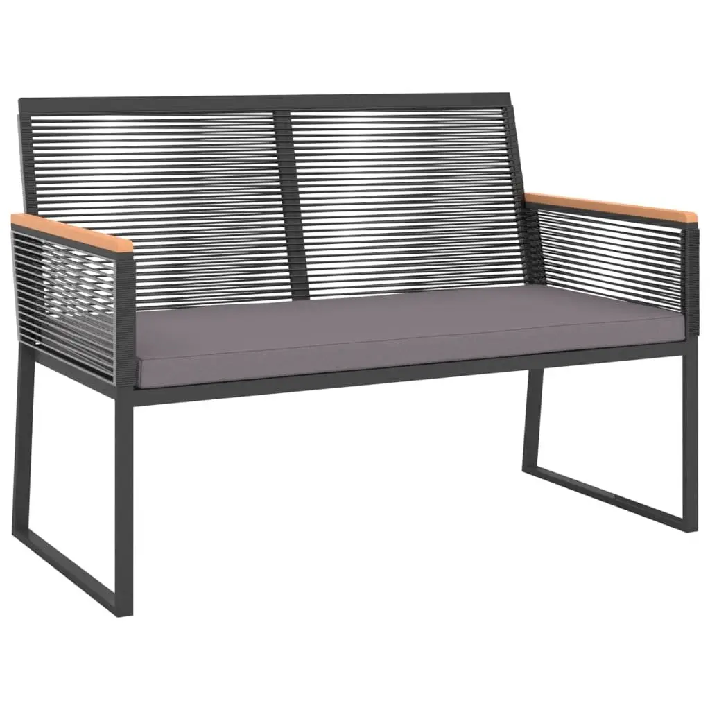 4-Piece Outdoor Garden Lounge Set with Padded Cushions
