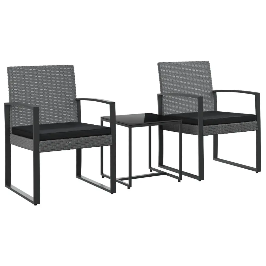 Grey Garden Dining Set with Cushions