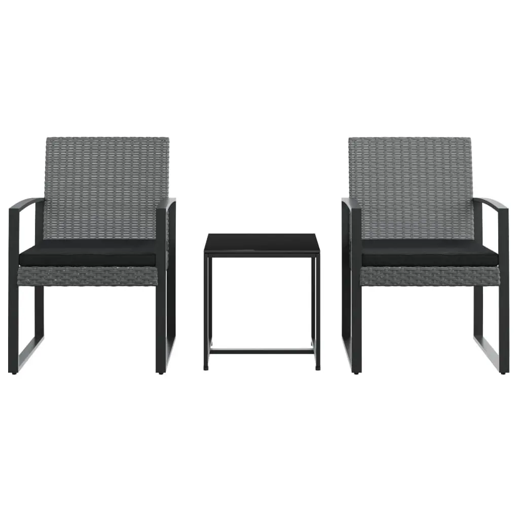 Grey Garden Dining Set with Cushions