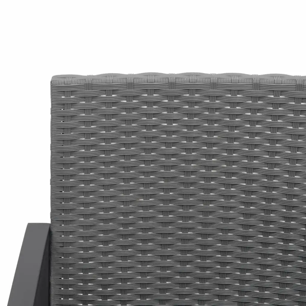 Grey Garden Dining Set with Cushions
