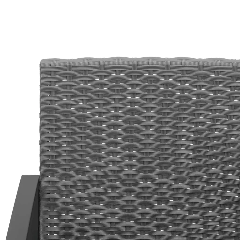 3-Seater Garden Bench with Cushions for Outdoors