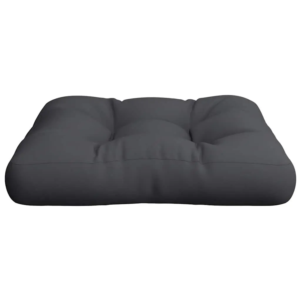 Pallet Cushion Polyester 50x50x12 cm Black