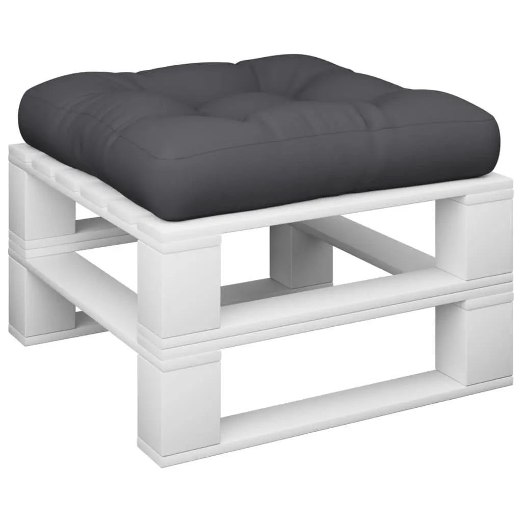 Pallet Cushion Polyester 50x50x12 cm Black