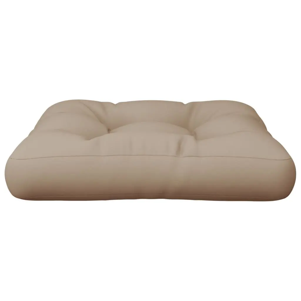 Taupe Pallet Cushion 50x50x12 cm for Comfort