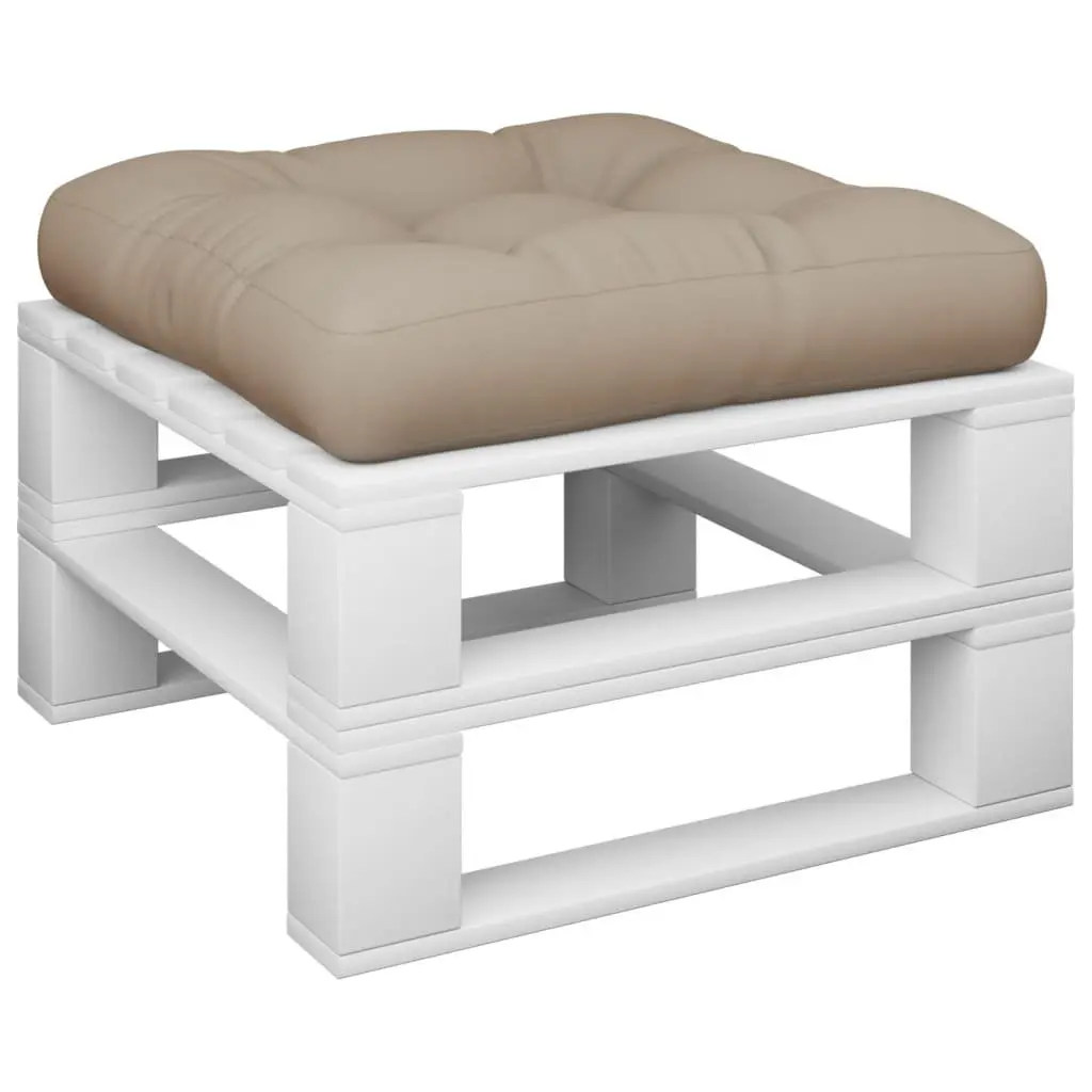 Taupe Pallet Cushion 50x50x12 cm for Comfort