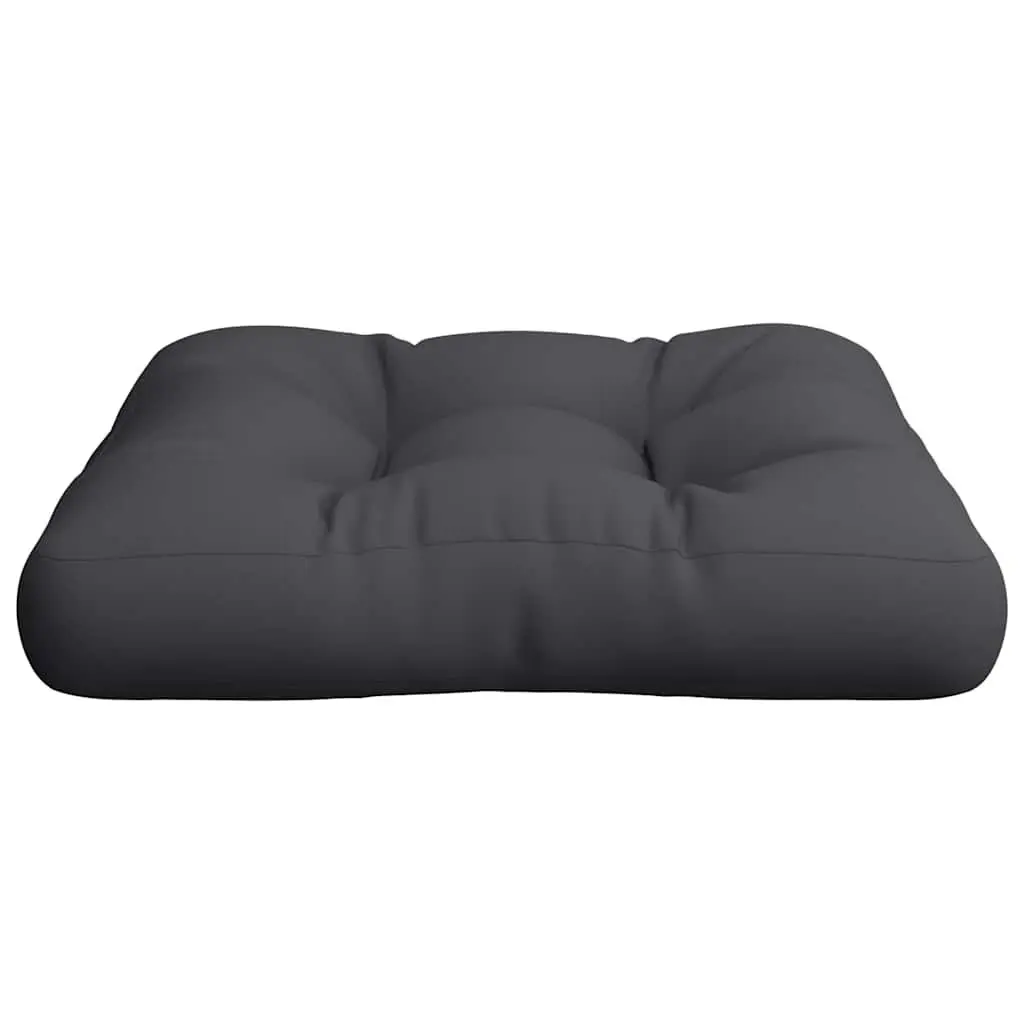 Black 60x60x12 cm Pallet Cushion for Outdoor Seating