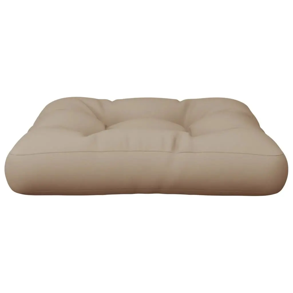 Taupe Pallet Cushion 60x60x12 cm for Seating
