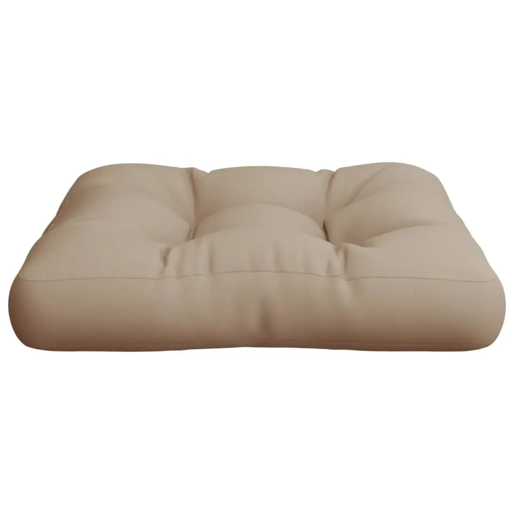 Taupe Pallet Cushion 60x60x12 cm for Seating