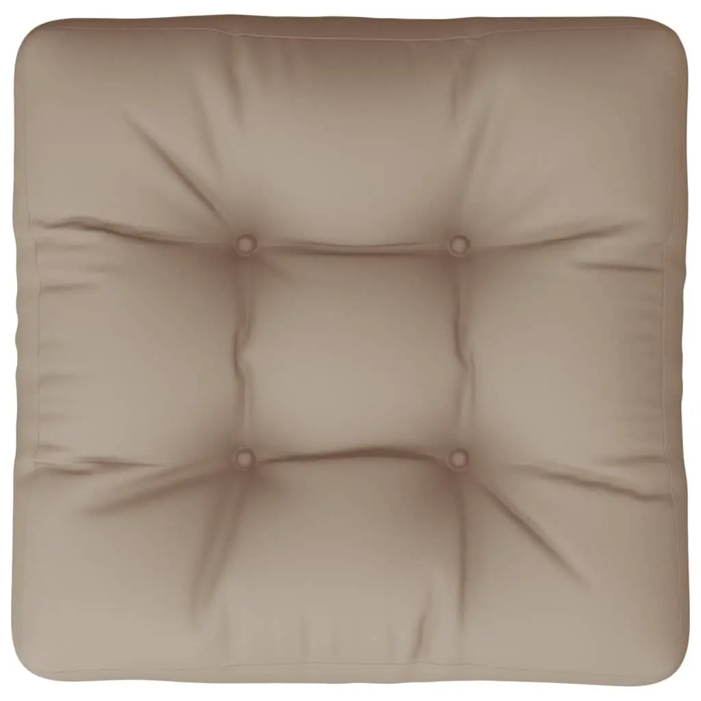 Taupe Pallet Cushion 60x60x12 cm for Seating