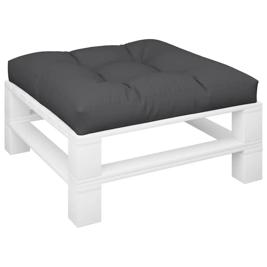 Pallet Cushion Polyester 70x70x12 cm Black