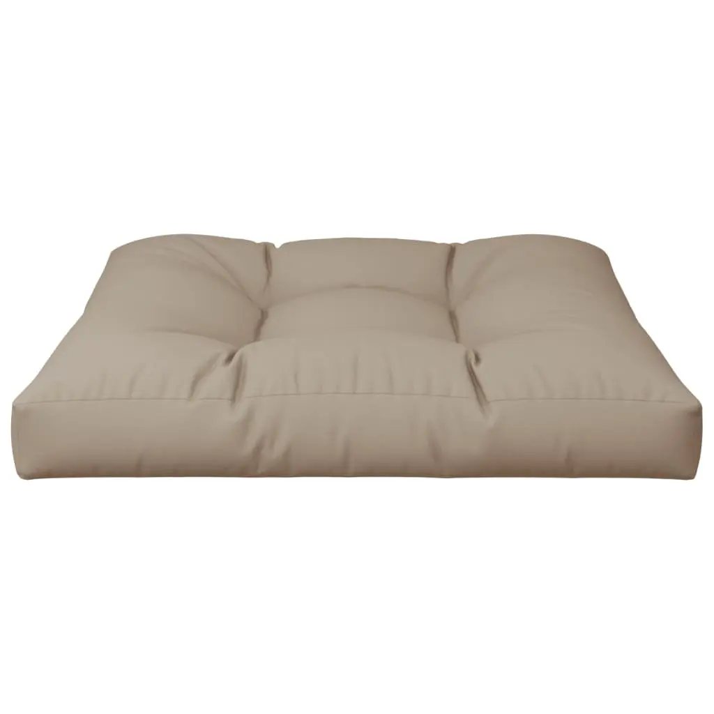 Taupe Pallet Cushion 80x80x12 cm for Comfort