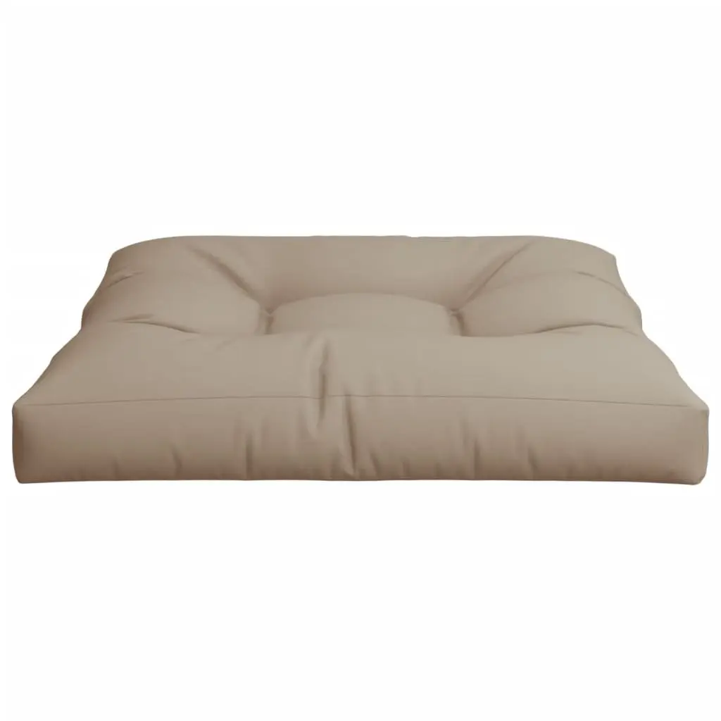 Taupe Pallet Cushion 80x80x12 cm for Comfort