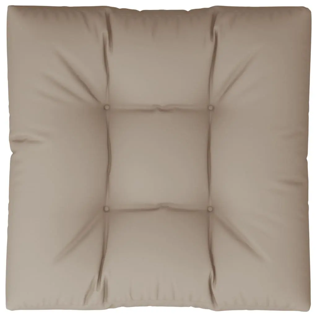 Taupe Pallet Cushion 80x80x12 cm for Comfort