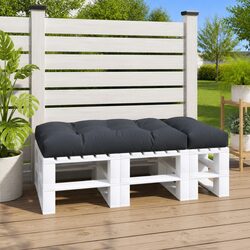 High-Quality Pallet Cushion 120x80x12 cm Grey Outdoor Sofa Pad