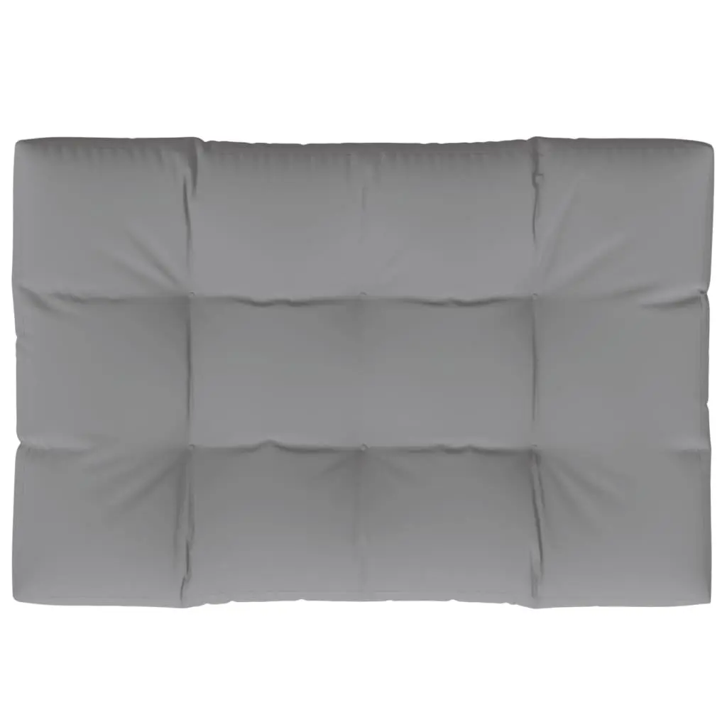 Grey Pallet Cushion 120x80x12 cm for Outdoors