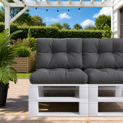 Premium Anthracite Pallet Cushion 50x40x12 cm