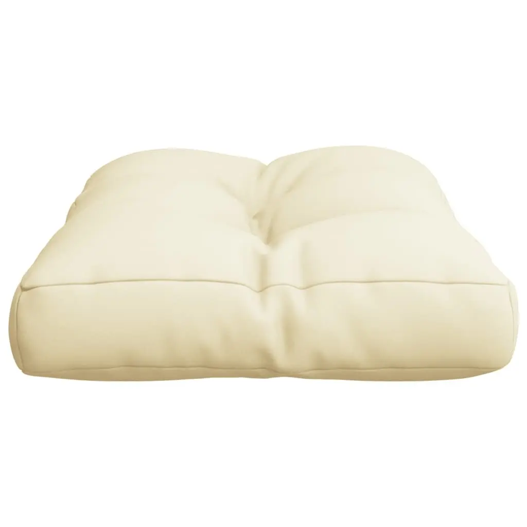 Pallet Cushion Cream 60x40x12 cm Outdoor Garden Sofa Chair Seat Pad Cushion