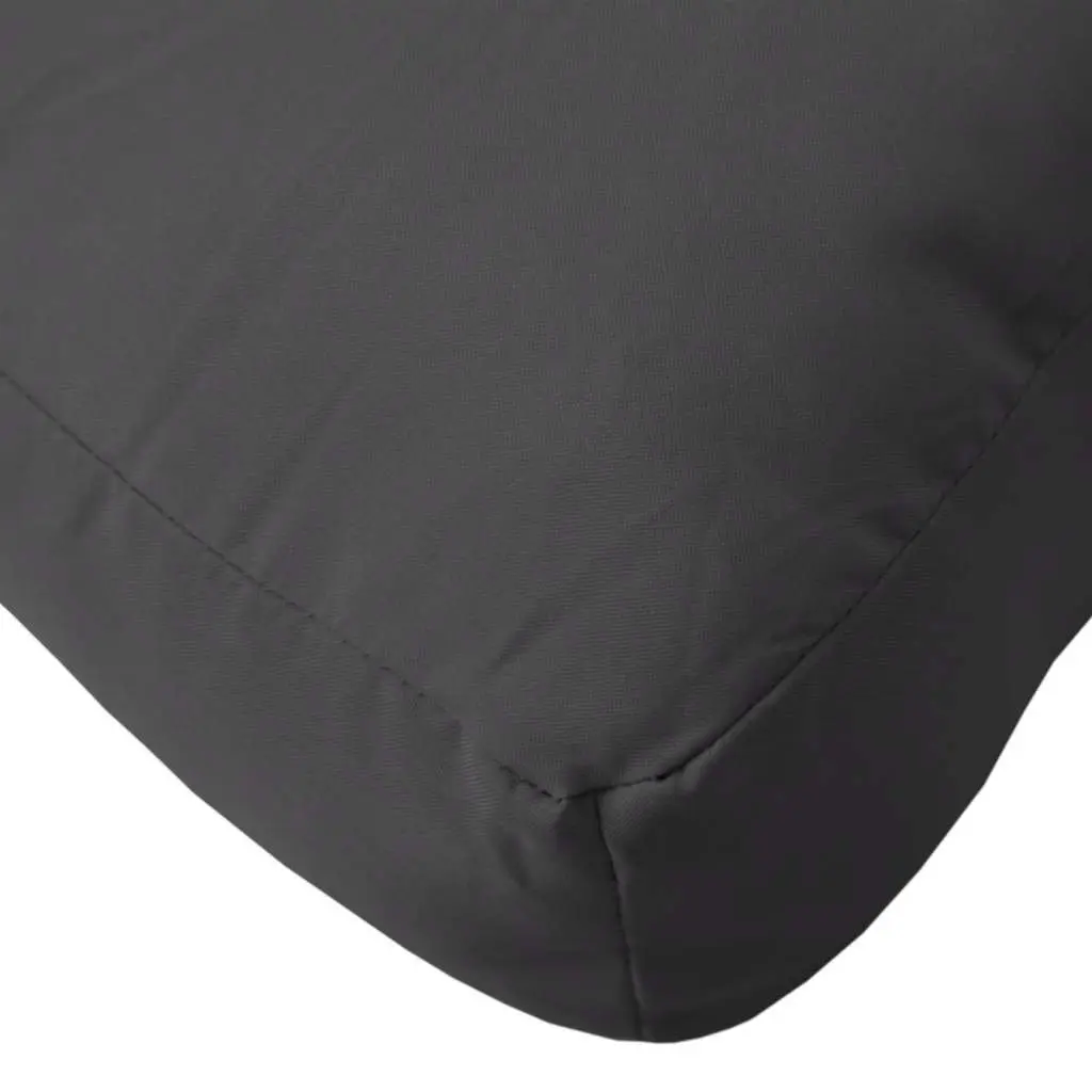 Pallet Cushion Polyester 60x40x12 cm Black