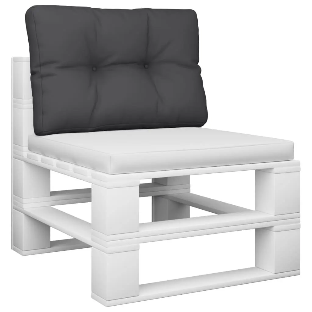 Pallet Cushion Polyester 60x40x12 cm Black