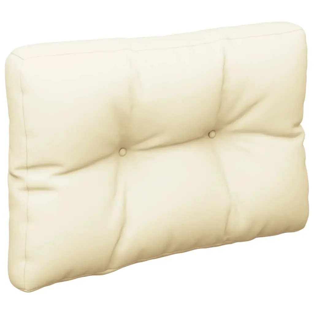 Cream Outdoor Pallet Cushions 2 pcs