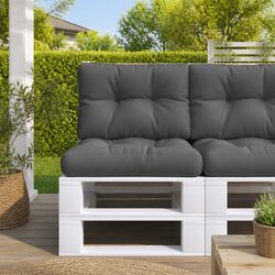 Durable Anthracite Pallet Cushions for Outdoor Comfort