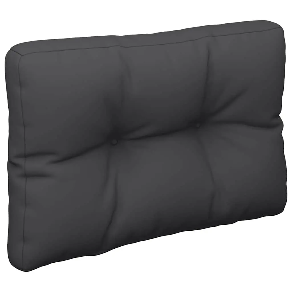 Pallet Cushions Polyester 2 pcs Black Outdoor Garden Sofa Chair Seat Pad