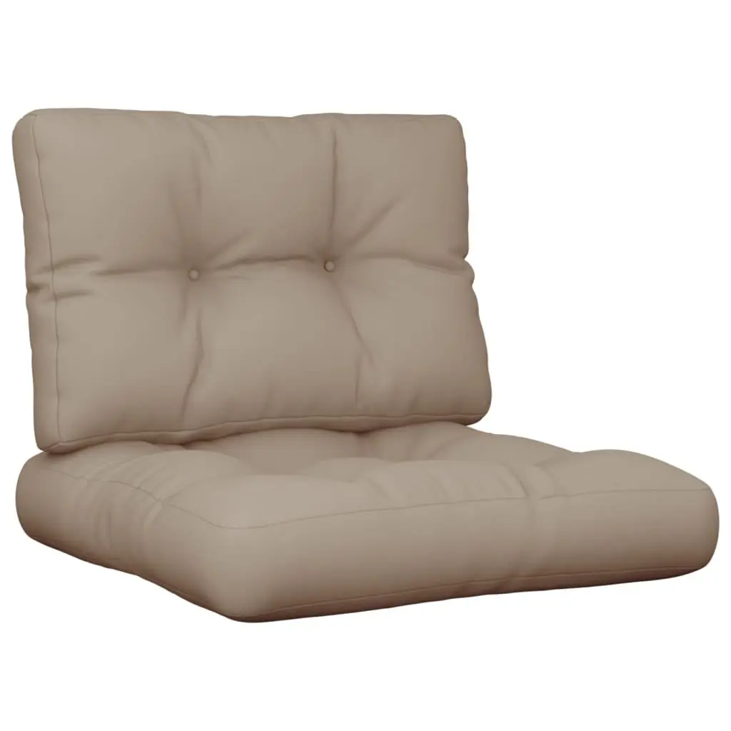Taupe Outdoor Garden Sofa Cushions 2-Pack