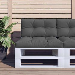 Premium Anthracite Pallet Cushions for Outdoor Seating