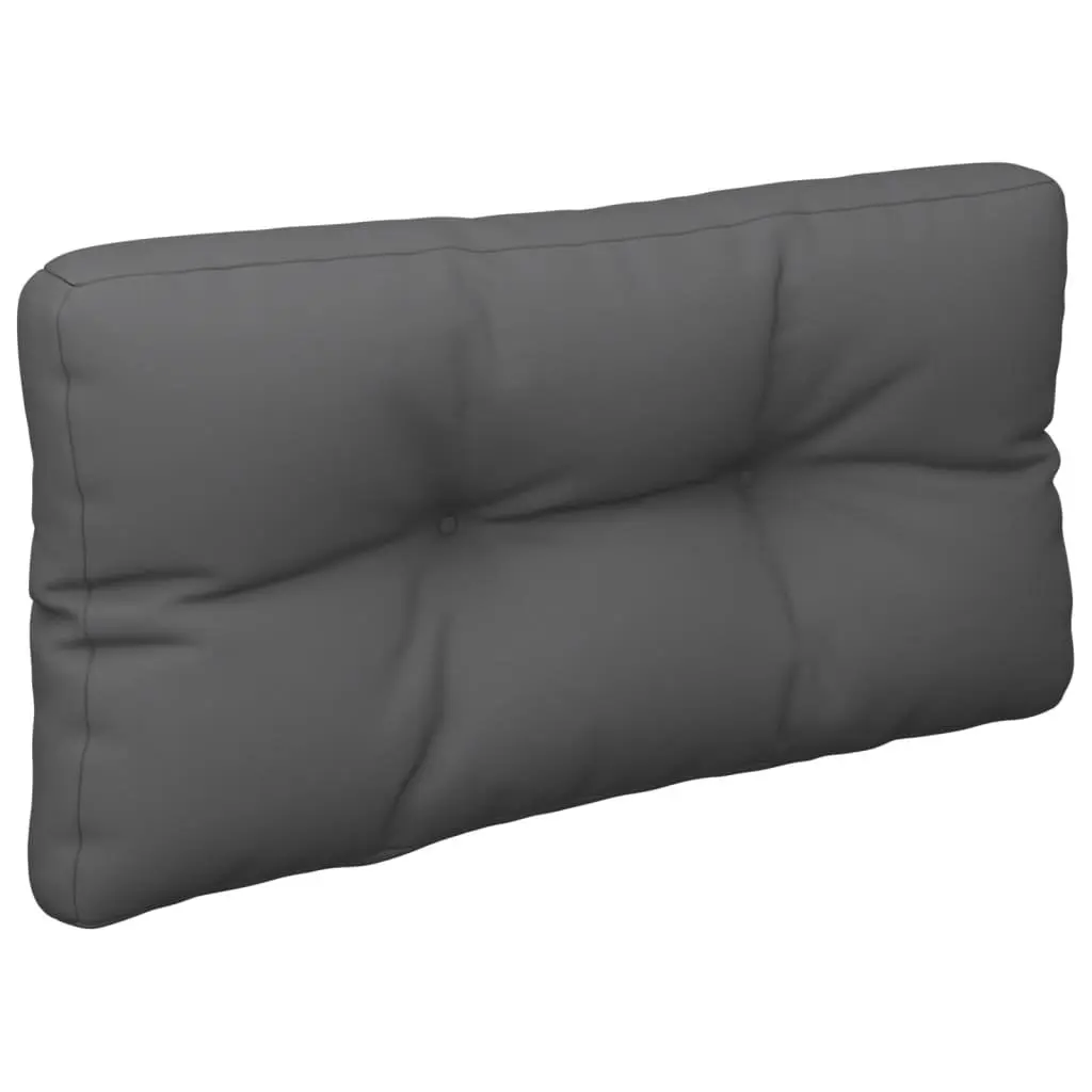 Pallet Cushions Polyester Fabric 2 Pieces Anthracite Outdoor Garden Sofa Chair Seat Pads