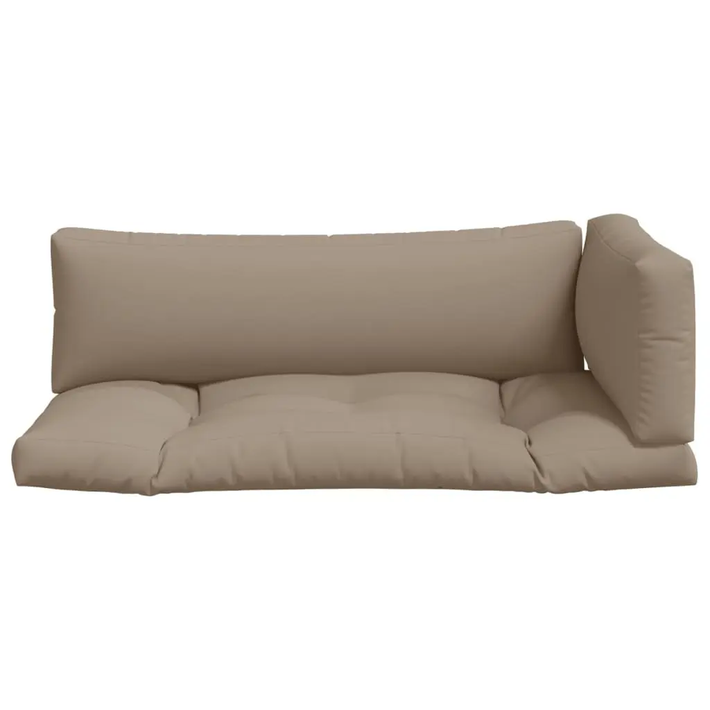Taupe Pallet Cushions Set of 3 for Outdoor Comfort