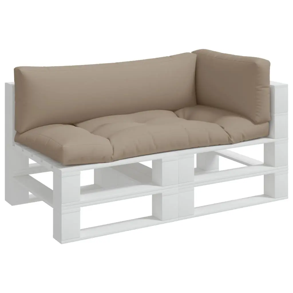 Taupe Pallet Cushions Set of 3 for Outdoor Comfort