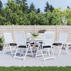 6-Piece Chair Cushion Set 50x50x7 cm Outdoor Anthracite