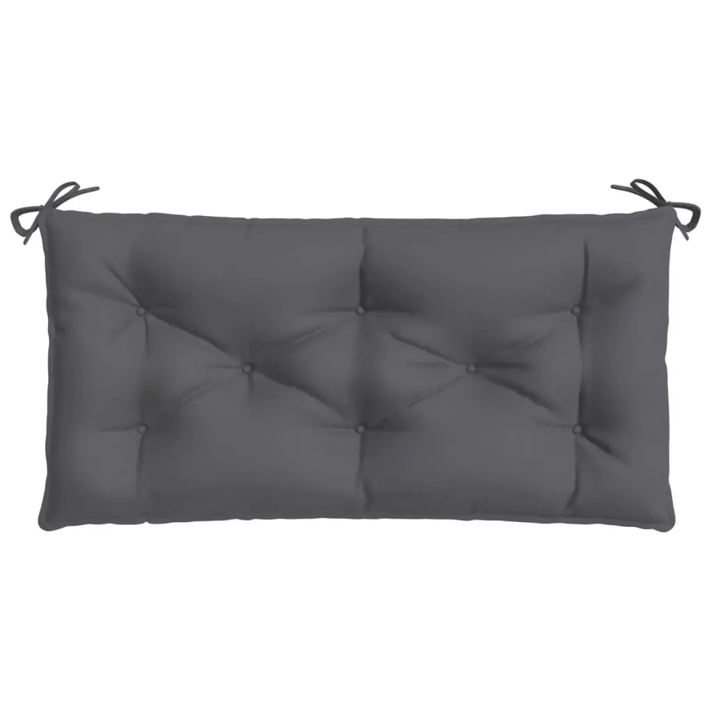 Anthracite Garden Bench Cushion 100x50x7cm